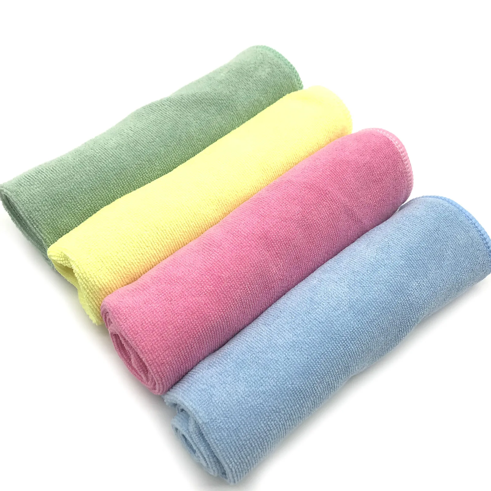 Terry cloth 40x40cm microfiber cleaning cloth Blue color microfiber drying towel microfibre polishing towel