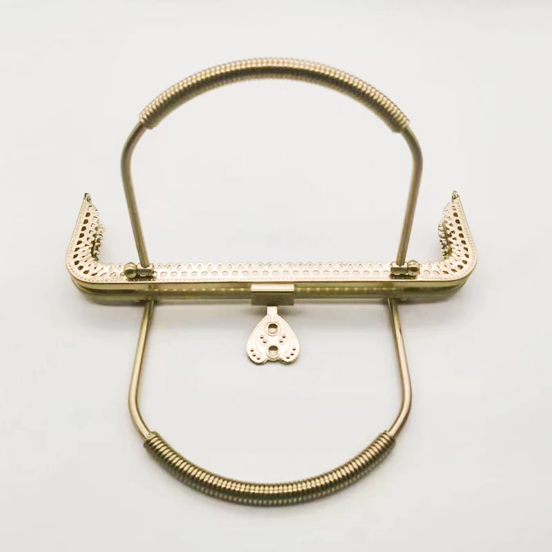 Factory Custom Metal Purse Kiss Clasp Lock Bag Frame for Bag Handle DIY Handmade