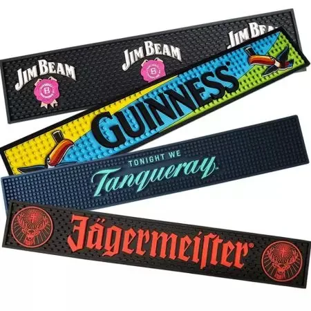 Rubber Bar Service Spill Counter Top Cup Mats Glasses Drying Mat Coffee Drink Pad Bar Mats For Countertop Bartending