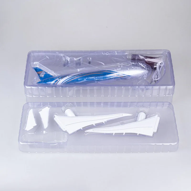 1/130 Scale 43CM Oman Air Boeing 787 B787 Aircraft Model Civil Aviation Passenger Aircraft Simulation Decoration Gift