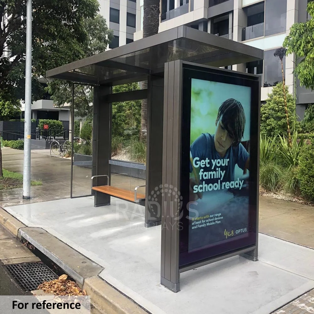Outdoor  Bus Shelter Providing Shelter from China