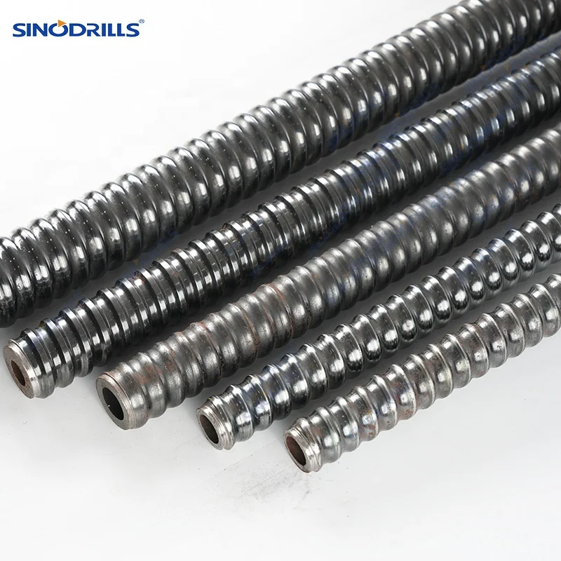 self drilling anchor drilling system full threaded R25n-14 hollow anchor bar / anchor bolt R25  / anchor rod