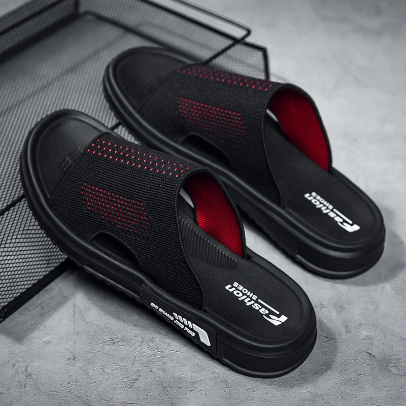 Wholesale New Style Flat Sandals Beach Flip Flop Rubber Slipper Mens Chappals Design