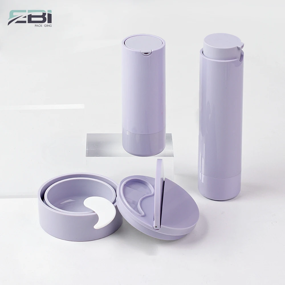 Luxury Empty Custom Skincare Packaging Bottle Set Face Mask Cream jar with spoon Airless Lotion pump bottle