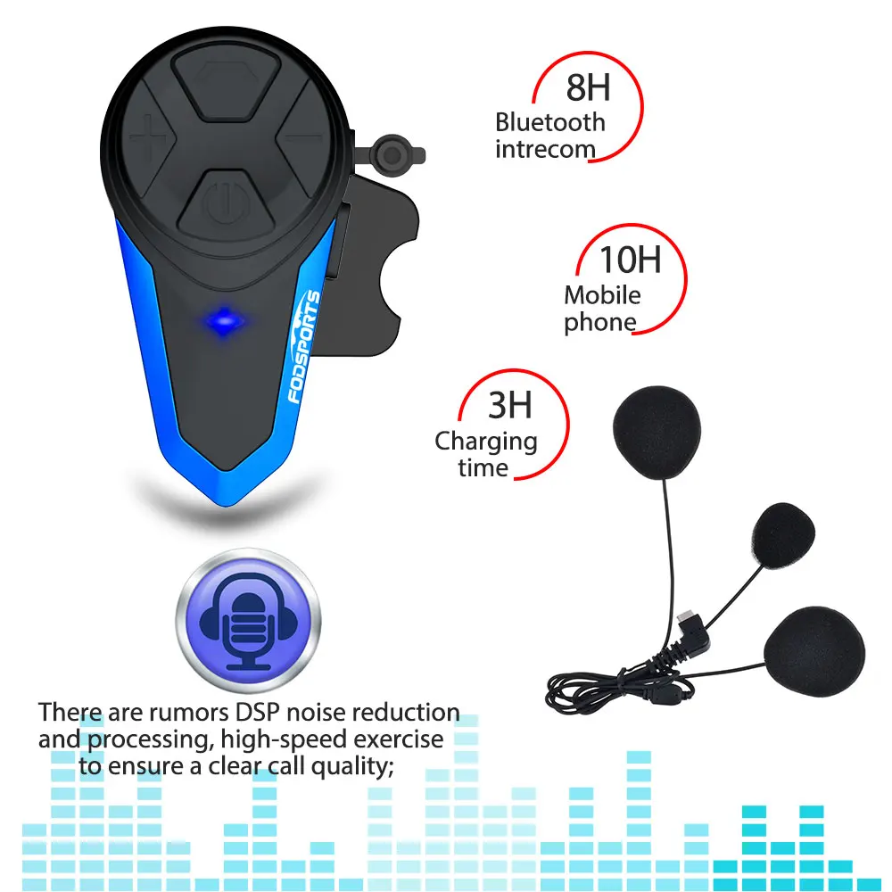  Fodsports BT-S3 Interphone гарнитура для мотоциклетного шлема полный уход за кожей лица мото мягкие