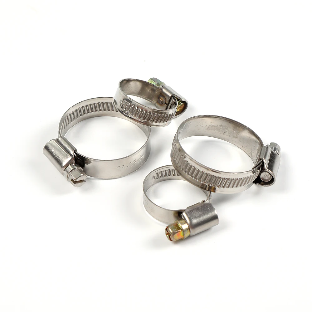 high quality 201 304  Stainless Steel German Type Adjustable Hose Clamp Hoop