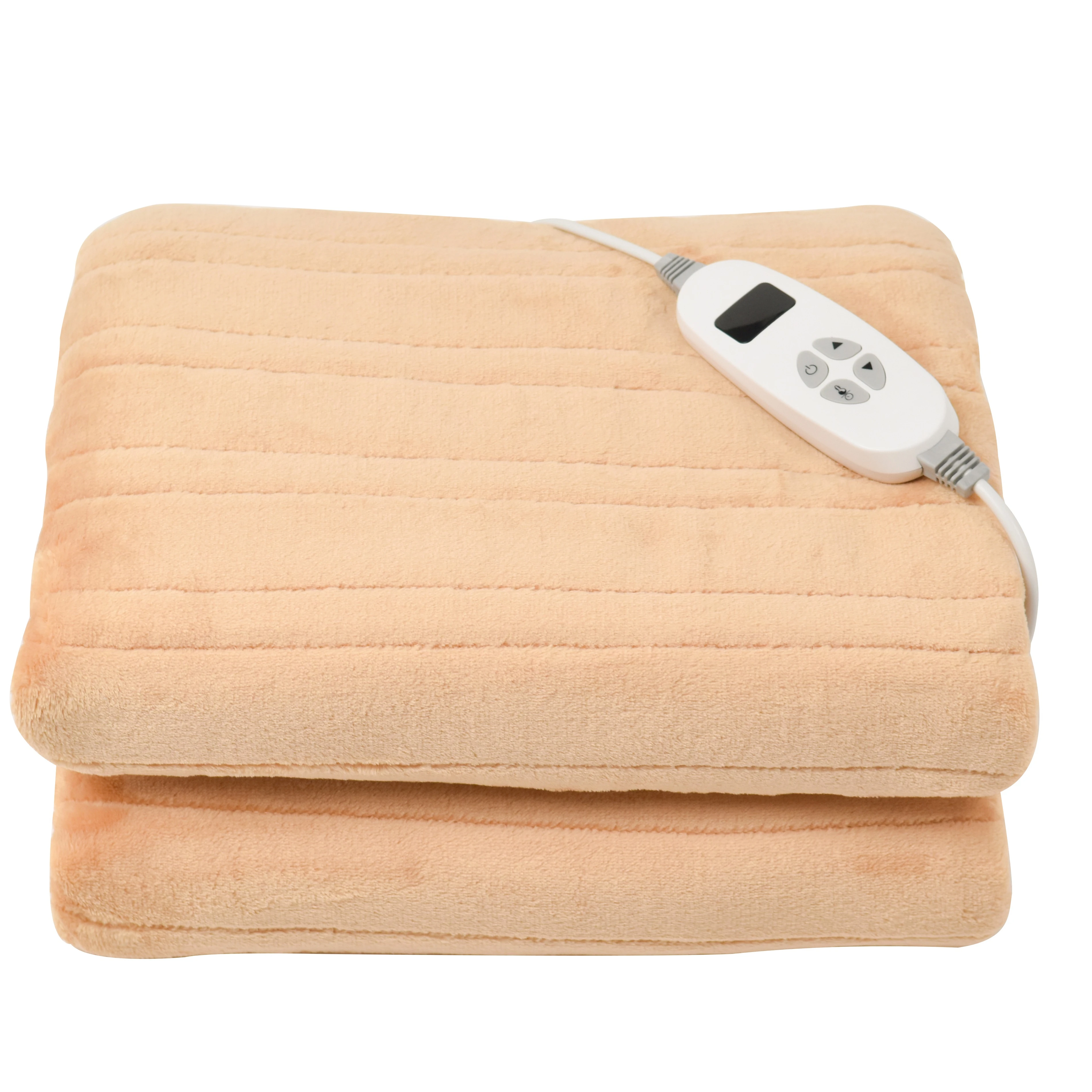 Новинка, контроллер, мягкое Фланелевое электрическое одеяло с подогревом, одеяла с электрическим подогревом для кровати с сертификацией ETL CE GS