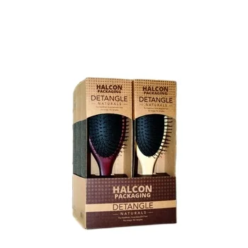 Factory Custom 350 Gram White Cardboard Makeup Brush Boxes Silver Foil Stamping Hair Brush Packaging for Cosmetics & Perfume