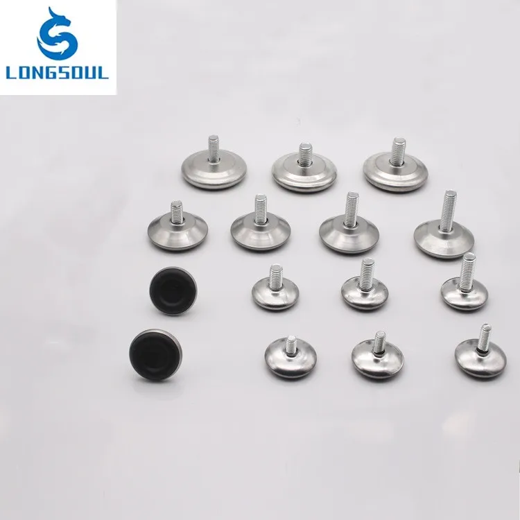 Customized durable Rubber feet Silicone pad boit thread anti slip rubber antislip Furniture Table foot pad