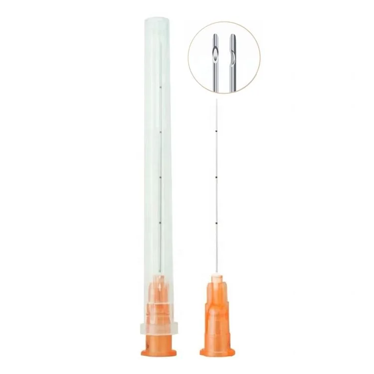 
Косметика для красоты Luer Lock, игла с тупым кончиком, микро Cannula 27 г-50 мм для щек 