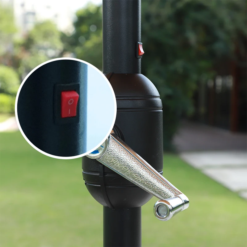 parasol outdoor camping mosquito net for courtyard solar light parasol frames led solar light outdoor umbrella