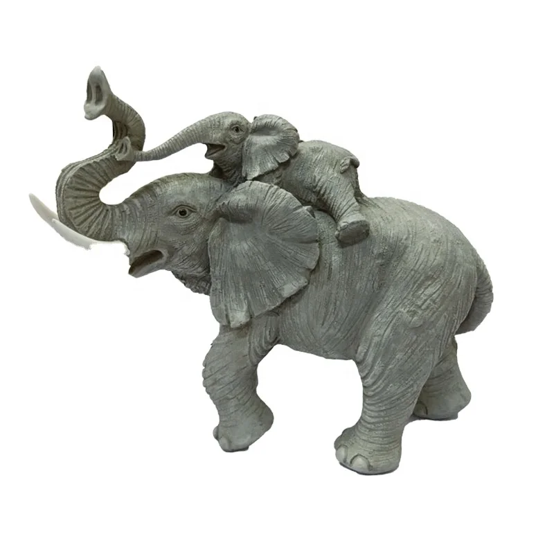 2022 Sculpture Creative Design Large Elephant Resin Craft Elephant Statues Crafts Resin Animal Statue for Home Decoration