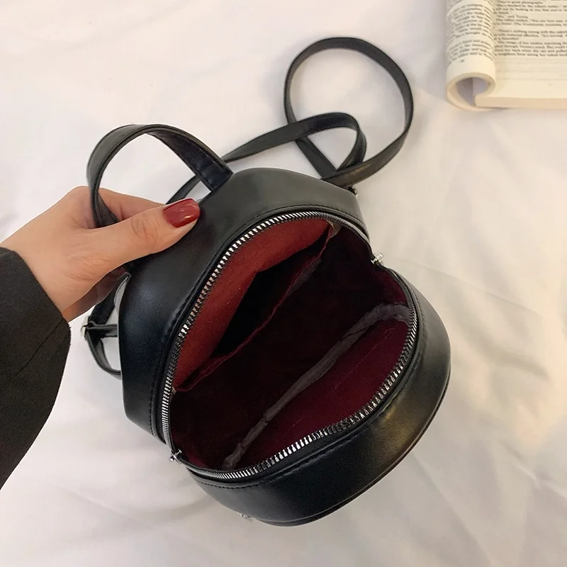 2023 New Arrival Fashion Trending PU Leather Bag Ladies Small Cute Back Pack Girls Travel School Mini Backpack For Women