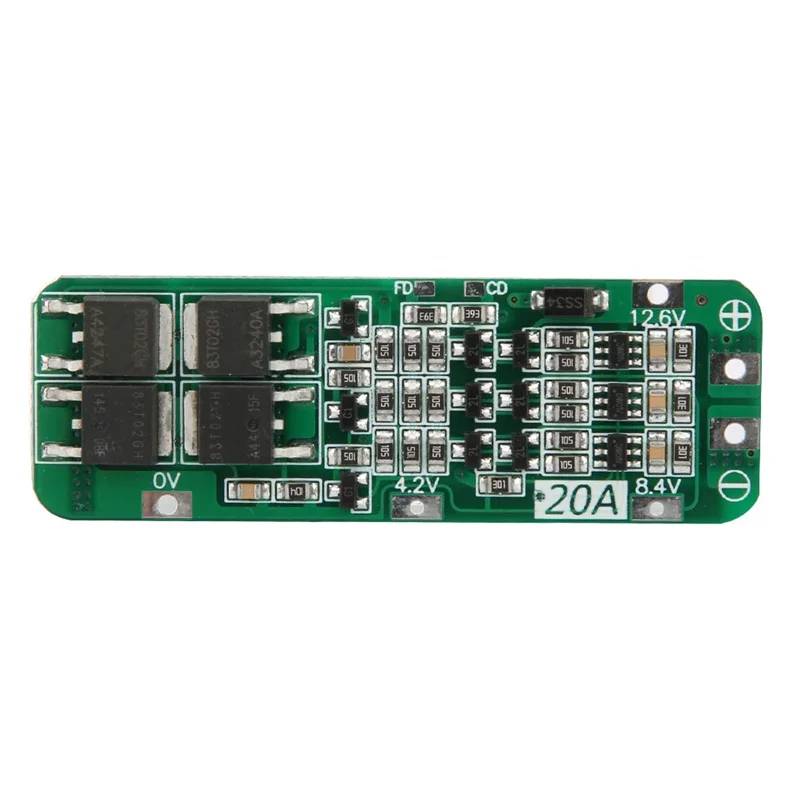 3S 12.6V Cell Lithium Battery Charger 18650 PCB Protection Board with Auto Recovery Function for Lithium Battery