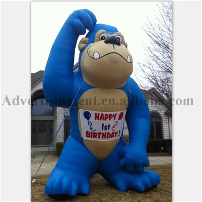 Outdoor Advertising Inflatable Products Customized Giant monkey  for Decoration
