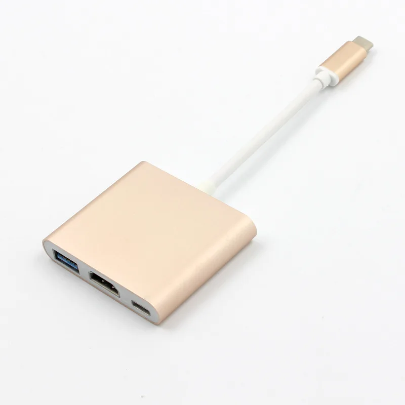 3 в 1 с зарядным портом типа C на 4K USB HDTV Цифровой AV адаптер
