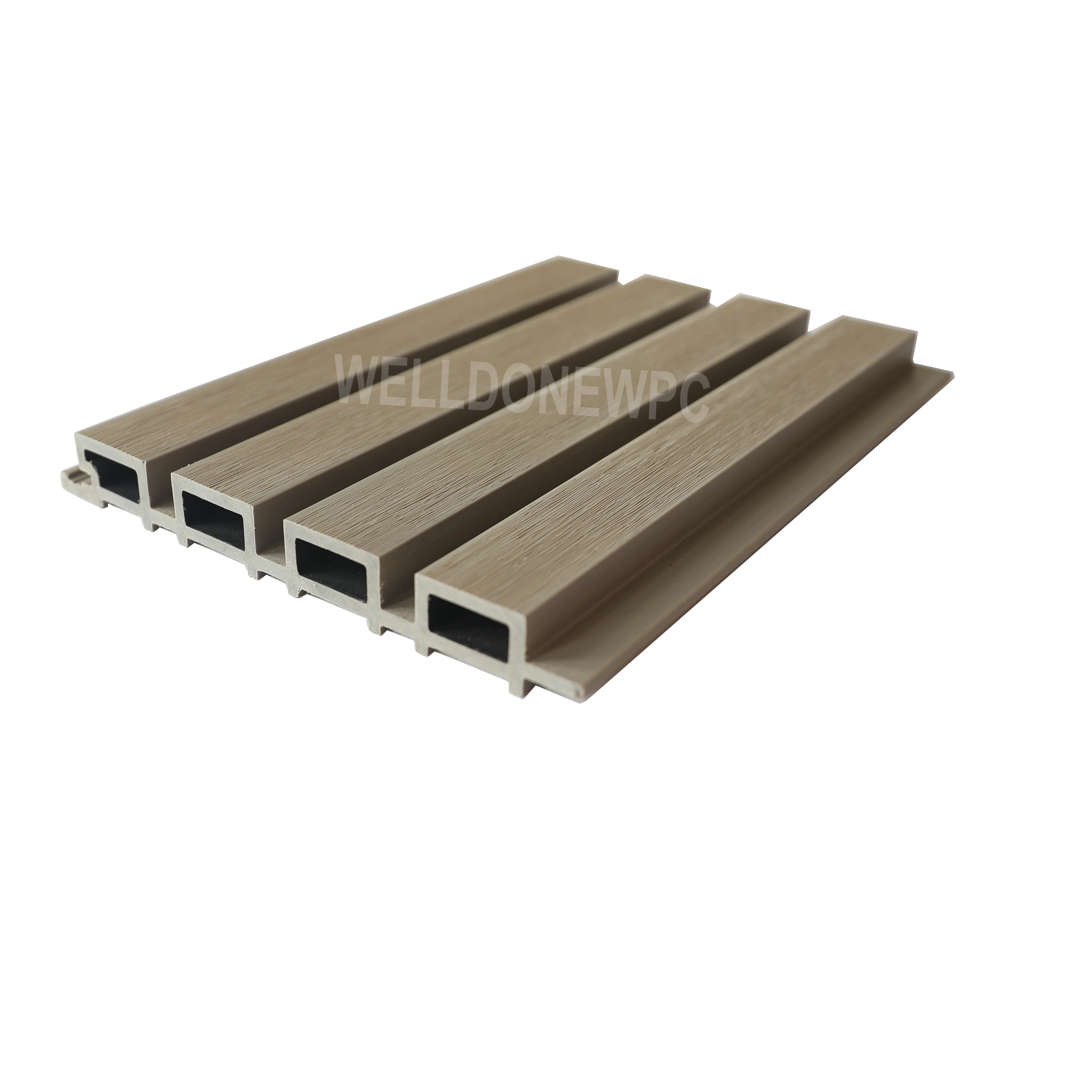 Outdoor partition wall board brick cladding fluted decorative exterior wpc wall panel