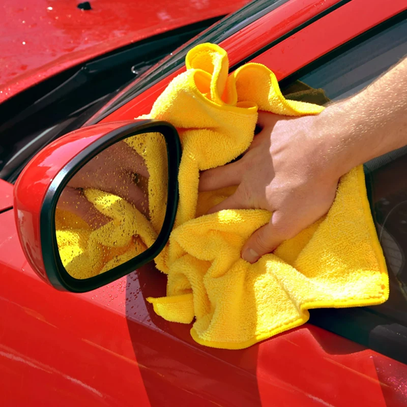 New arriving Best Quality Car Washing Cloth Thickened Microfiber Towels Absorbent Cleaning Car Towels
