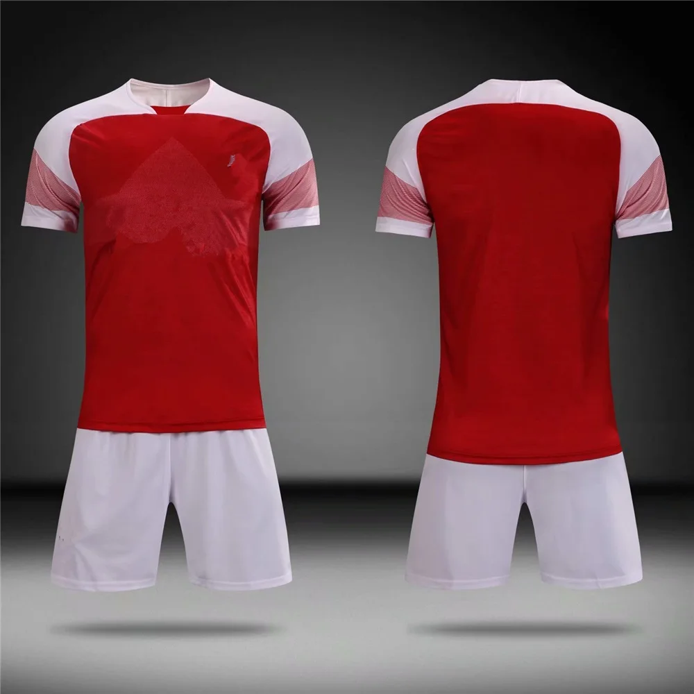 Wholesale mens quick dry football training uniform soccer game set jersey design thailand quality soccer wear