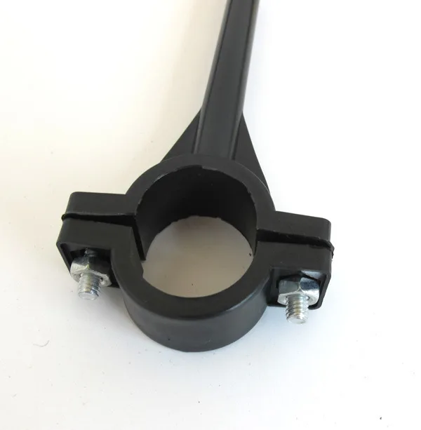 Hannuo Custom Print Logo 14 * 21 Cm Black Red Yellow Polyester Germany Bike Safety Flag With Bolt