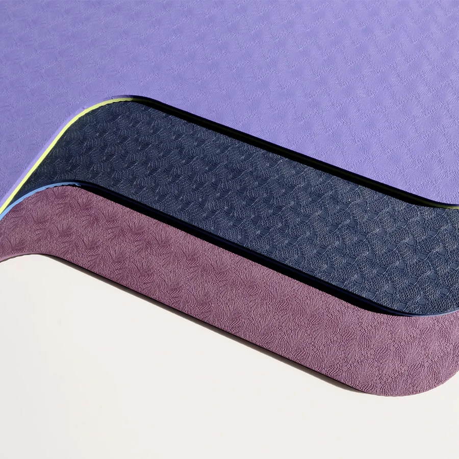 HUAYI TPE yoga Mat Pilates Reformer mat Core Training  Custom Design Custom Logo Yoga mat