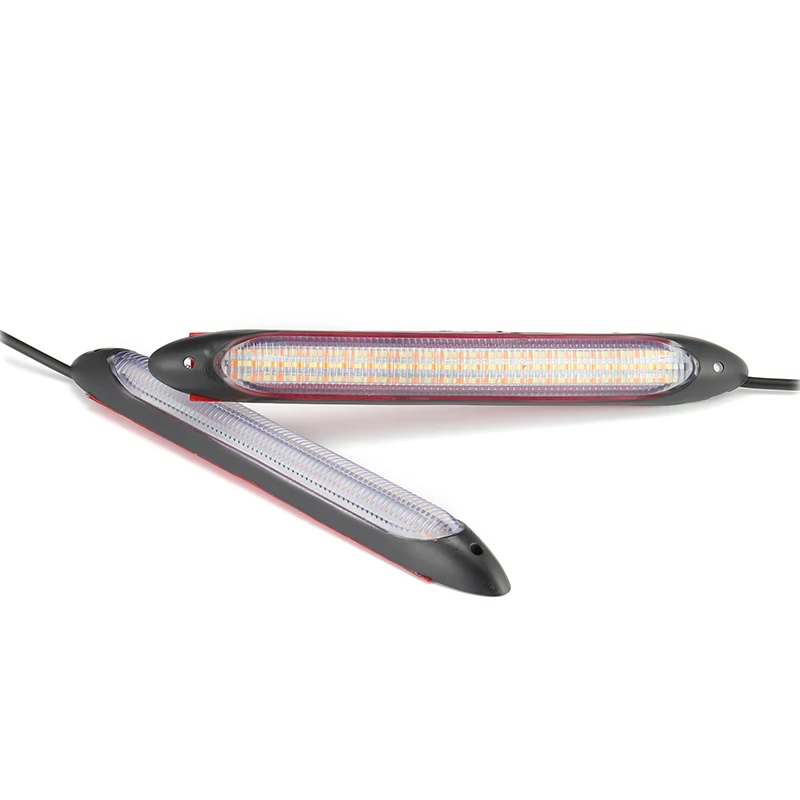 
2pcs DRL Led Strip Daytime Running Lights Car LED Turn Signal Flexible Headlight Angel Eye DRL Daytime Lighting with sequential 