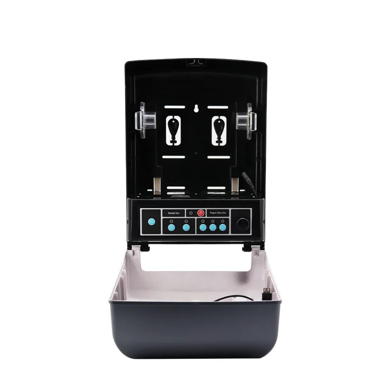 Wall mounted ABS plastic white black gold toilet automatic infrared sensor paper towel dispenser