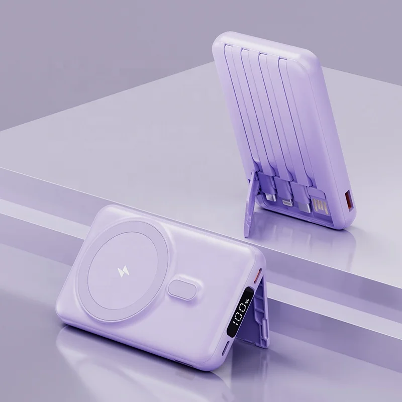 CYKE X1 Magnetic Wireless Fast Charge 15W+ Super Fast Charge 22.5W with smart display stand hidden charging cable