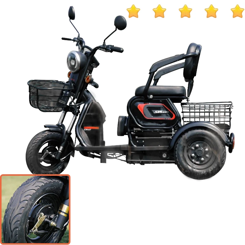 2021 лучший продавец 1000W 3-х колесный электрический самокат 3-х колесный Электрический велосипед