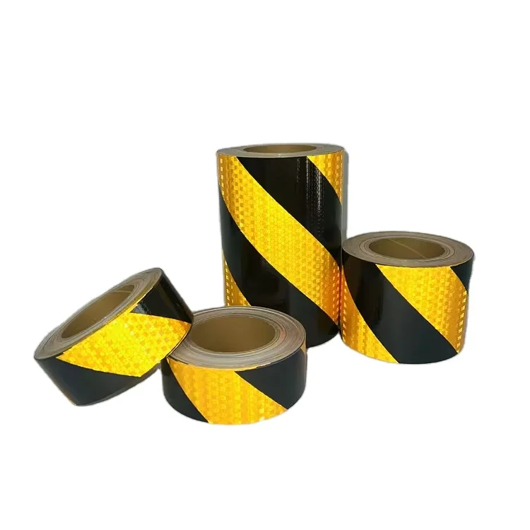 Honeycomb Reflective Tape DOT C2 Red and White Adhesive Acrylic Conspicuity Tape High Visibility Reflective Tape