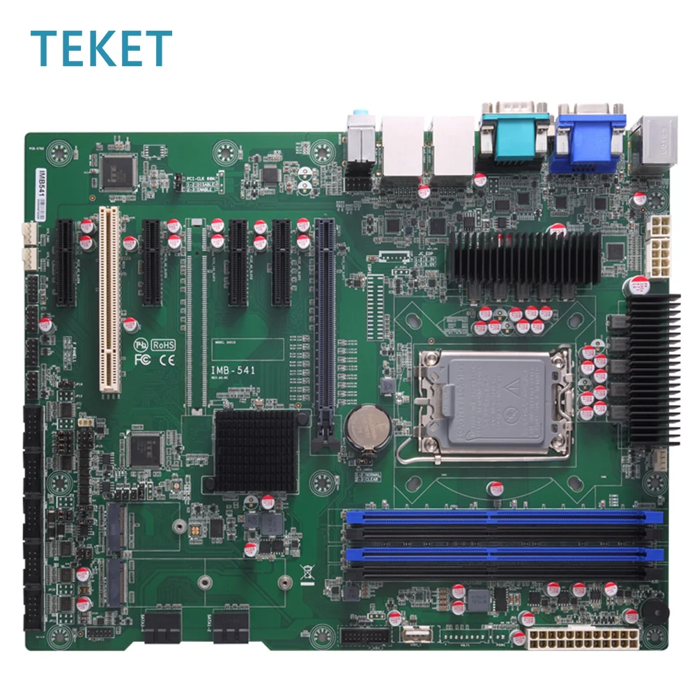Axiomtek IMB541 ATX Motherboard LGA1700 12th Intel Core i9/i7/i5/i3,Pentium/Celeron,Intel Q670E,SATA 3.0,2.5GbE LAN,VGA,DVI-D,HD