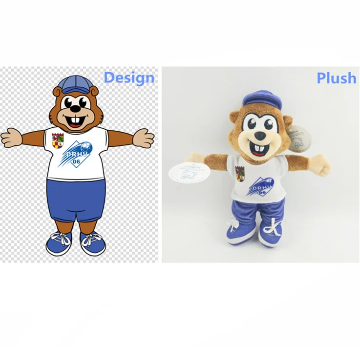 Plush toy custom animal bulldong doll Stuffed animals star toy cotton doll custom mascot