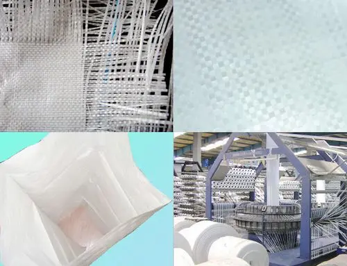 Manufacturer White Weave Fabric coated PE for laminate or package