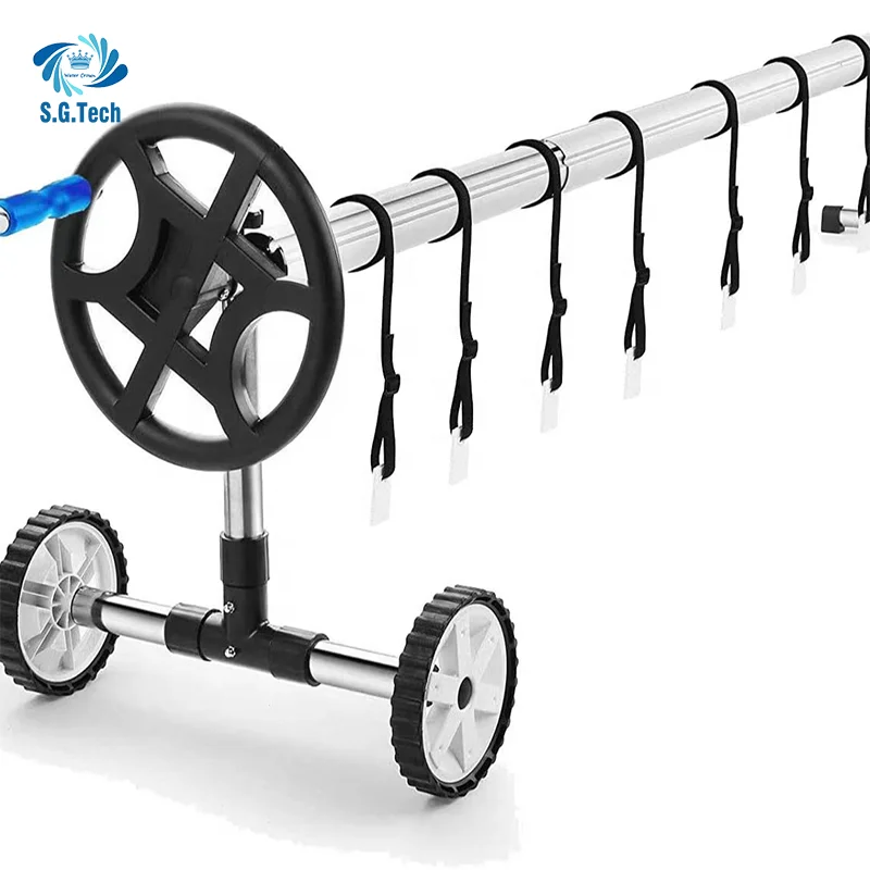 Factory Supply Pool Cover Reel aluminum alloy tube WATER CROWN swimming pool accessories For PE Solar Cover Roller