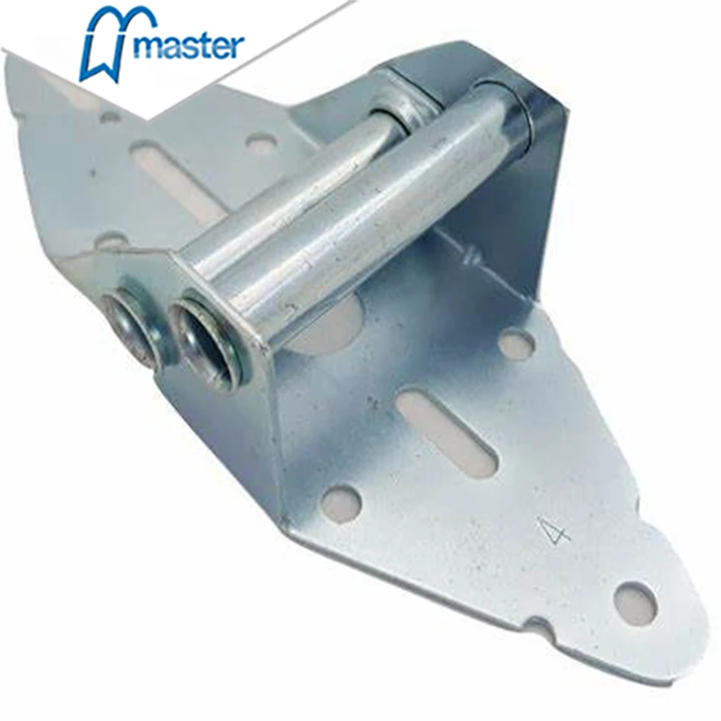 Sectional garage door hinges