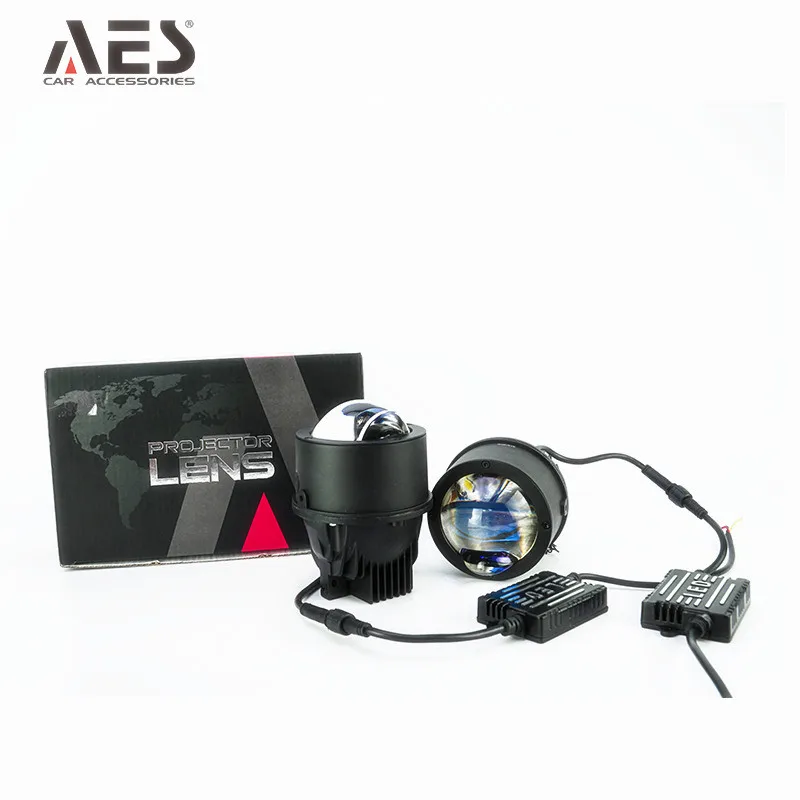 AES Q8 55 Вт Bi светодиодный объектив проектора Би-светодиодный лазерный Авто осветительной системе модернизации Biled Противотуманные фары светодиодные противотуманные фары Дневные Фары Лампы