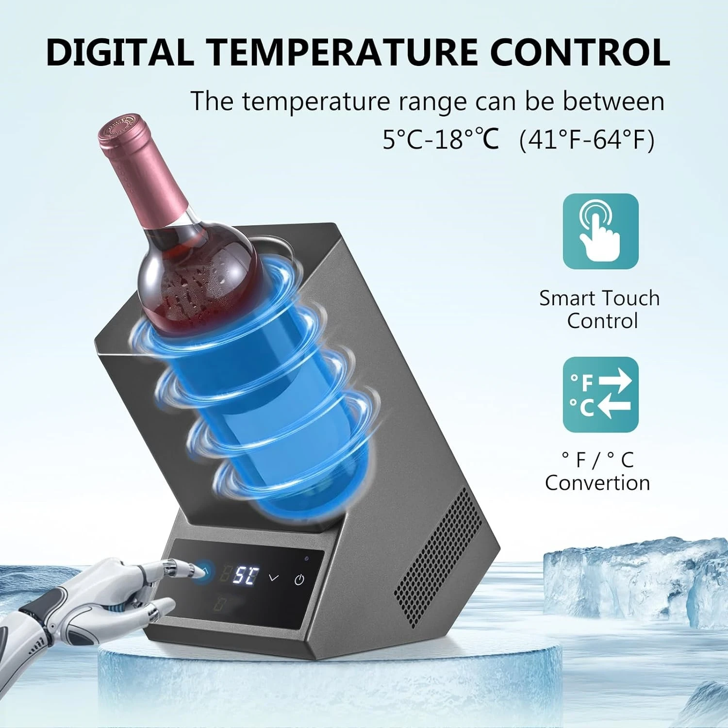 Красное Вино Шампанское напиток идеально подходит электрическая бутылка охладитель вина