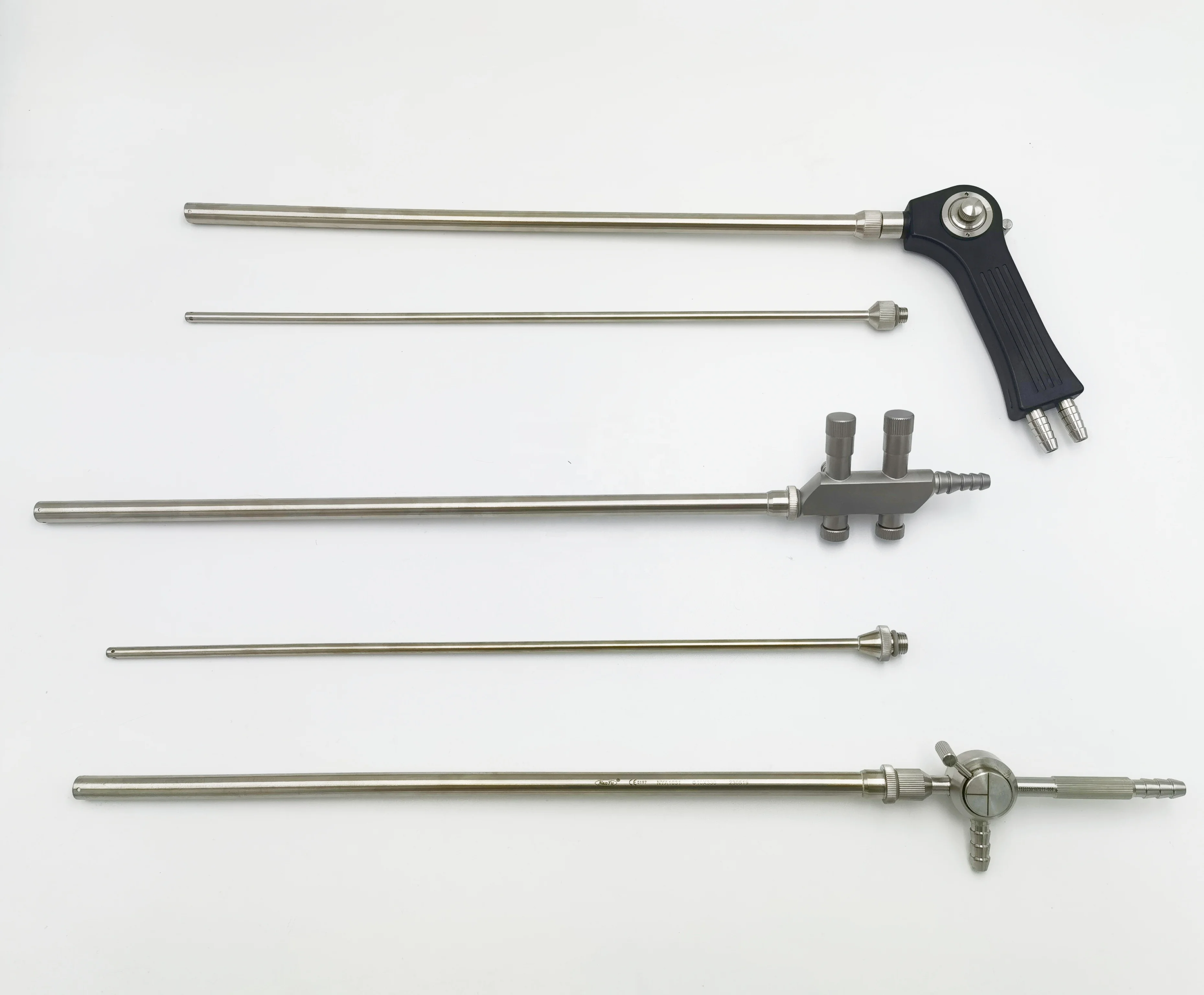 Irrigation Gun shape Spring type Push type Surgical Medical Laparoscopic Instruments