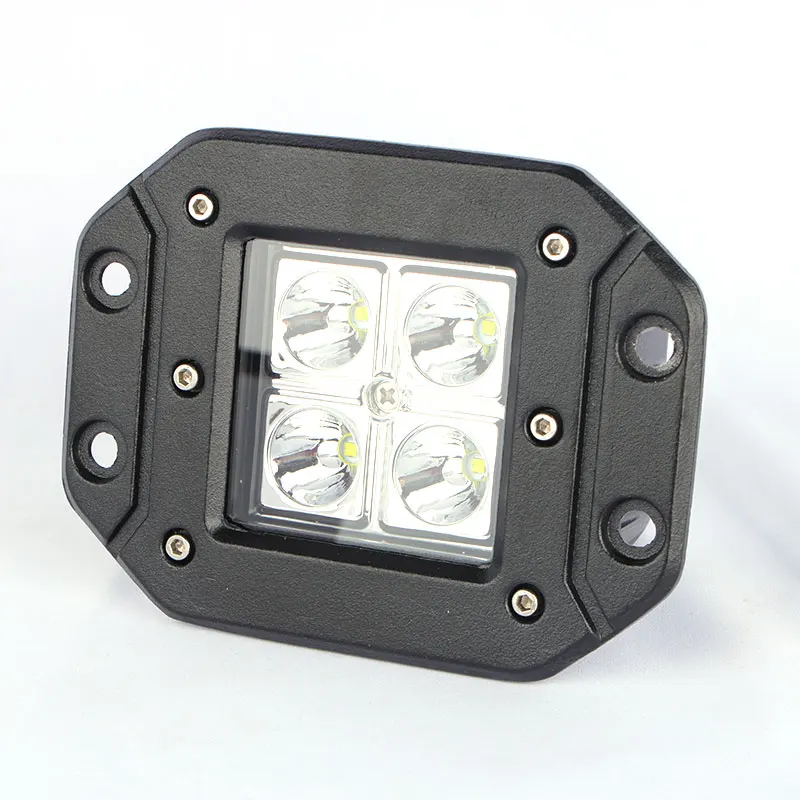 4 Inch Car Working Driving Combination Light 12V High Efficiency Cooling Aluminum Housing LED Work Lights For Off-Road Vehicles