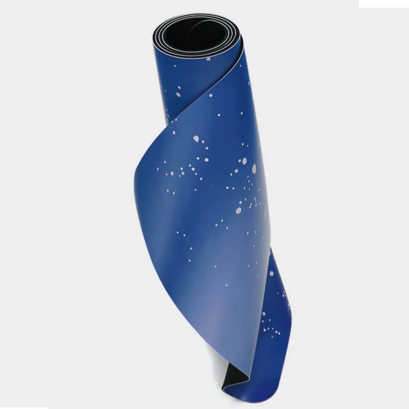 Custom print pu leather natural rubber yoga mat, tapis tapetes mat de yoga yogamat yogamatt, eco friendly german yoga matts