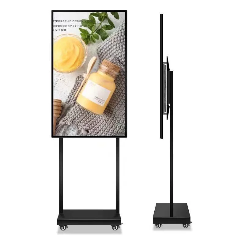 weier 43 50 55 inch indoor led display advertising player lcd screen android windows system digital signage
