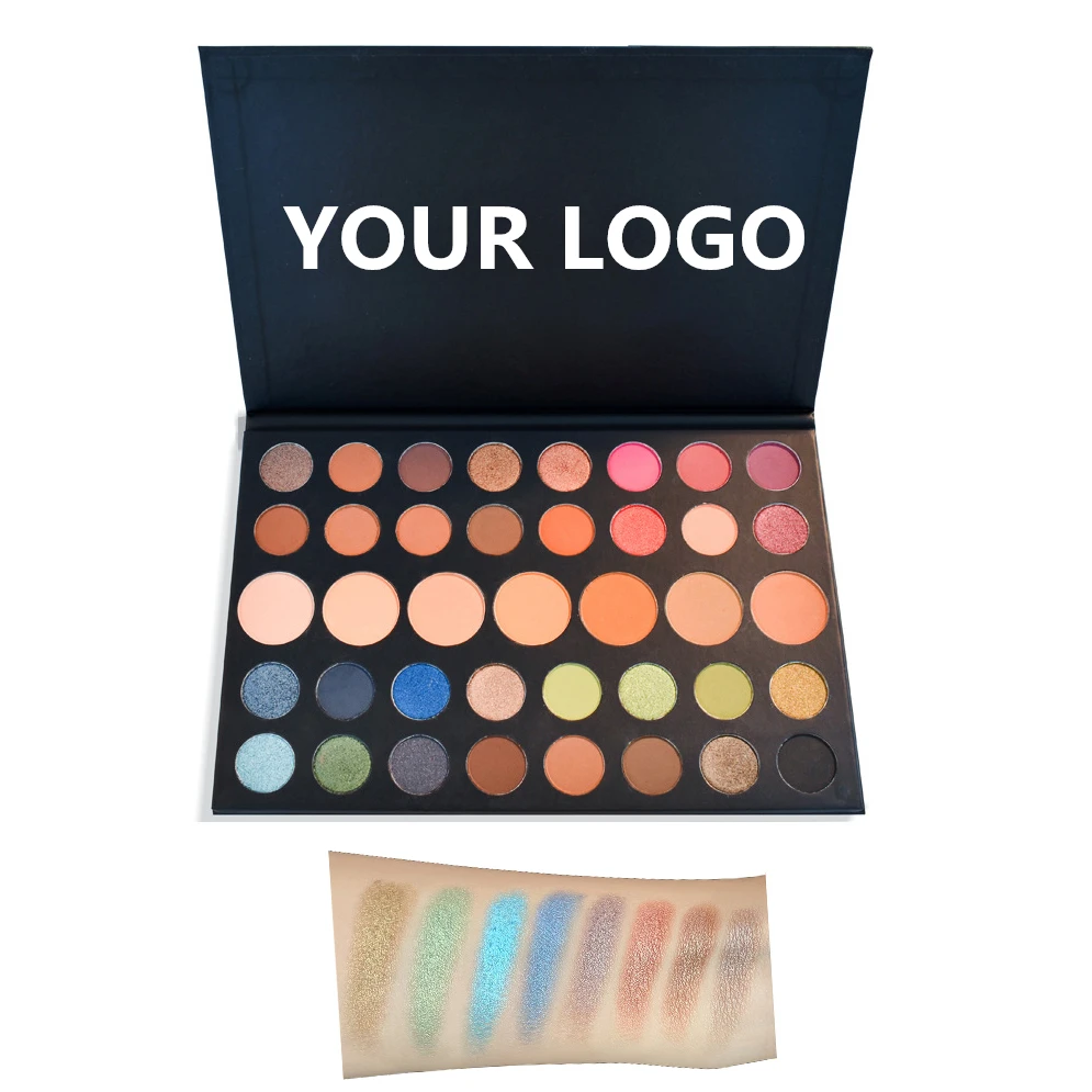 Палитра теней белый картон 39 цветов можно выбрать ваши цвета низкий минимальный объем заказа Оптовая Палитра теней