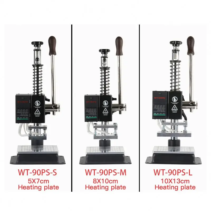 Mini Handheld Hot Stamping Embossing Hot Stamping Machine 10X13cm Suitable For Leather Wood Plastic Paper