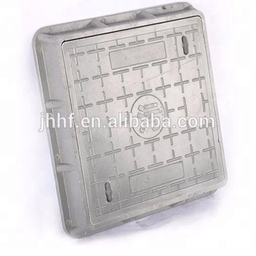 450*450 Square  EN124 B125 frp manhole cover with frame with excellent non-conducting