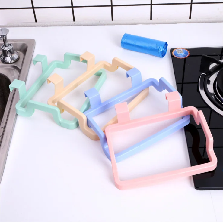 Wholesale nice price Bag Holder Rags Rack Durable Hanging Rubbish Holder Best Kitchen Helper