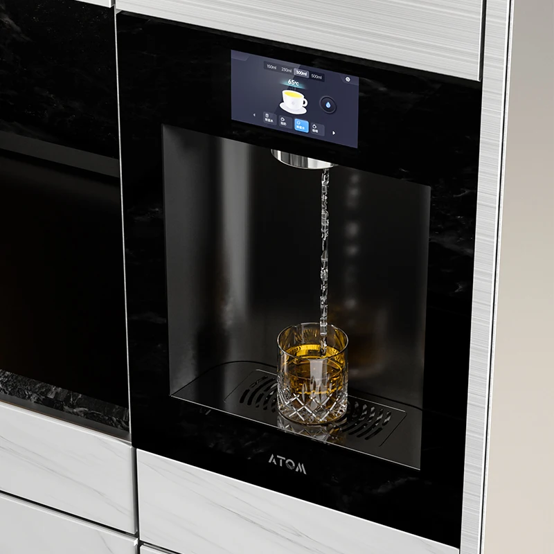 Smart Use Stainless Steel Built-in Water Dispenser Sparkling Water Machine Manual Power Source Convenient Desktop Household Use