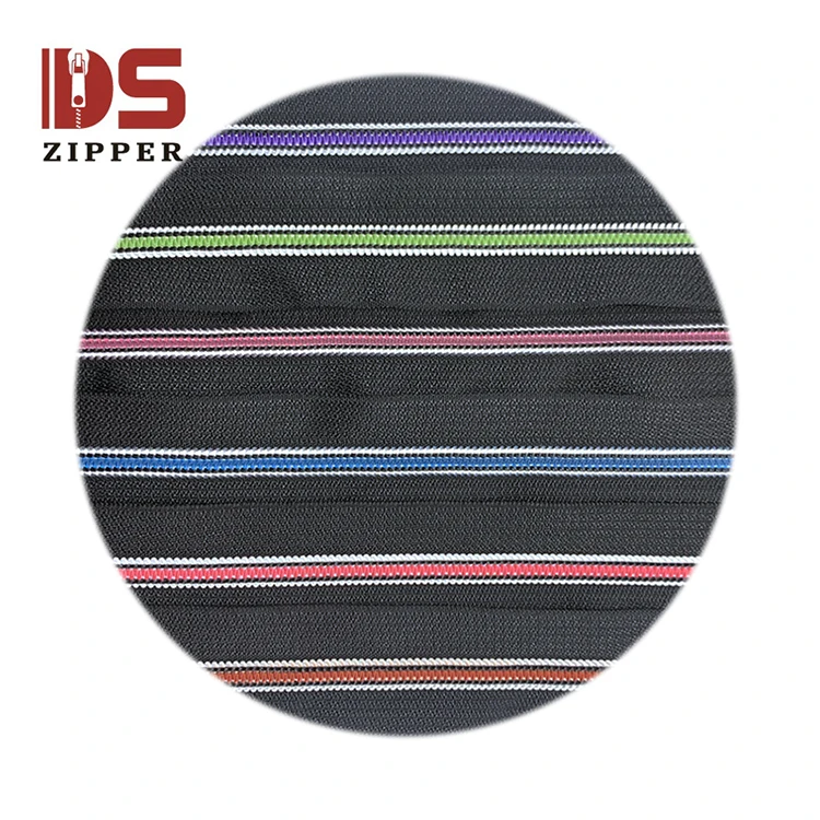 contrast jelly duotone color new style special color iridescent nylon zipper fast delivery factory direct sales