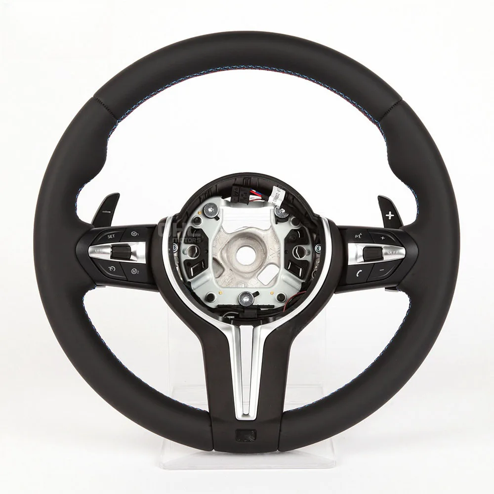M Performance Leather Steering Wheel Fit For BMW F30 F32 F10 F20  E46 E60 E90 M3 M5 M7 LED Carbon Fiber Steering Wheel