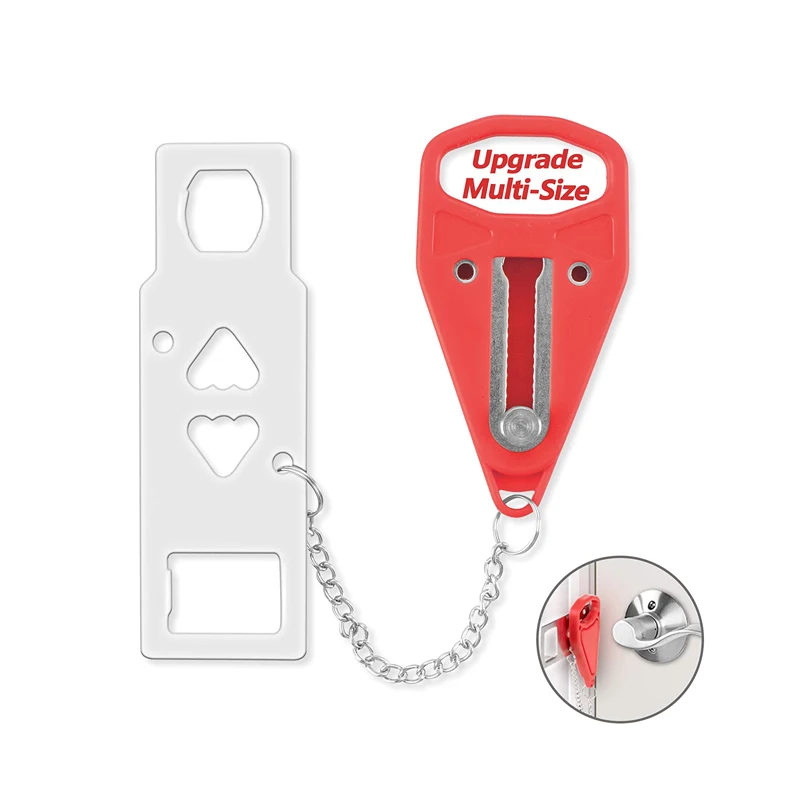 Home Security Door Locker Safety Travel Lockdown Locks Portable Door Lock for Traveling Hotel Apartment