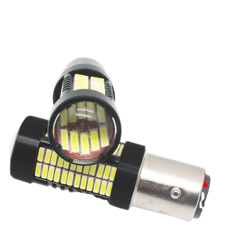 led Headlight 1156 4014 BA15S/BAU15S P21W PY21W T20 LED Turning Headlamp 100SMD Error Free Canbus DRL Daytime Running Light 12V